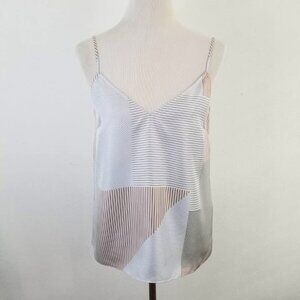 Frame Silk striped camisole top